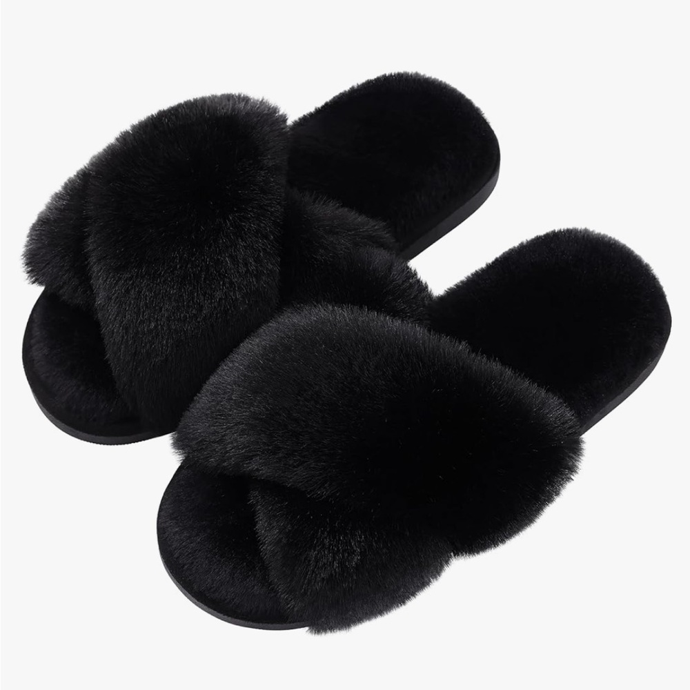 Cozy Black Slippers